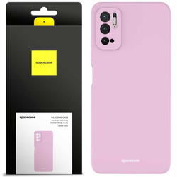 Etui silikonowe Spacecase Silicone Case do Poco M3 Pro/Note 10 5G liliowe
