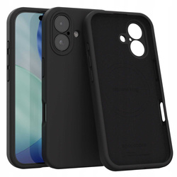 Etui Spacecase Silicone Mag do iPhone 17 czarne
