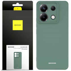 Etui silikonowe Spacecase Silicone Case do Poco X6 / RM Note 13 Pro 5G ciemno