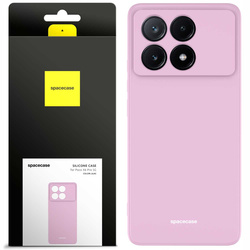 Etui silikonowe Spacecase Silicone Case do Poco X6 Pro 5G liliowe