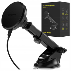 Uchwyt samochodowy Spacecase MagSafe z ładowarką indukcyjną na szybę lub kokpit