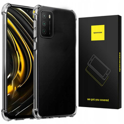Etui Spacecase Anti-shock do Redmi 9T przezroczyste