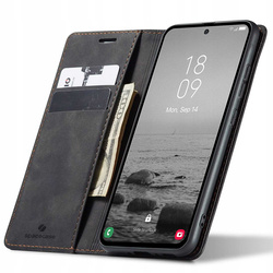 Etui z klapką Spacecase Wallet do Galaxy A70 czarne