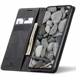 Etui z klapką Spacecase Wallet do Poco X6 / RM Note 13 Pro 5G czarne